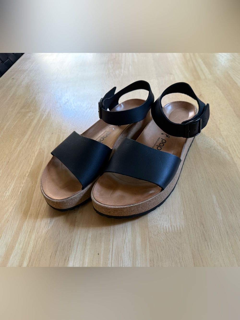 Birkenstock Black Cork Footbed Ankle Strap Sandal - Women - Picture 4 of 9